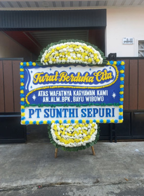 Papan Bunga Duka di Gedawang