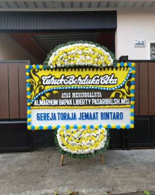 Papan Bunga Duka di Gedawang